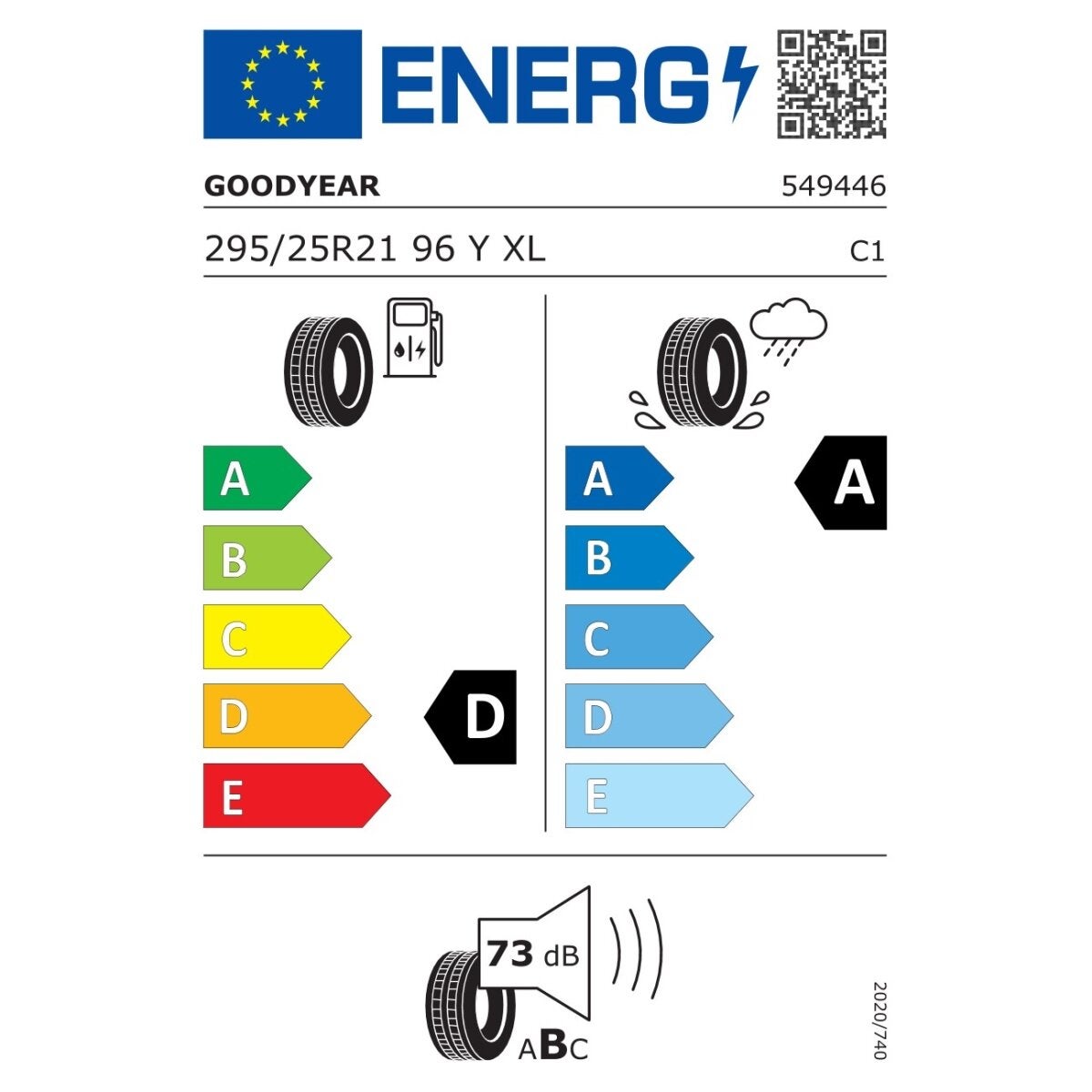 Goodyear 295/25 R21 (Y) 96 EAGLE F1 (ASYMMETRIC 5) XL