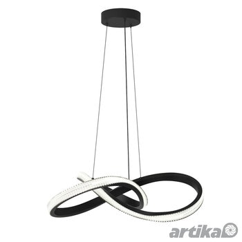 Artika Morgan Pendant LED Light in Black