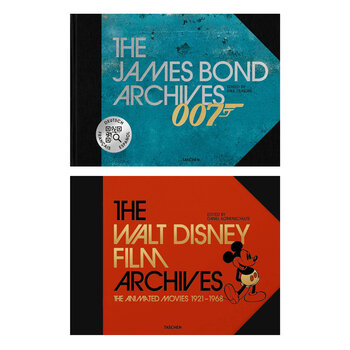 Taschen XXL Archives in 2 Options: James Bond or Walt Disney 
