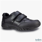 TeⓇm Chivers Double Touch Fastening Boy's School Shoes, Size 1