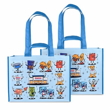 Costco Character Reusable Tote Bag, 2 Pack