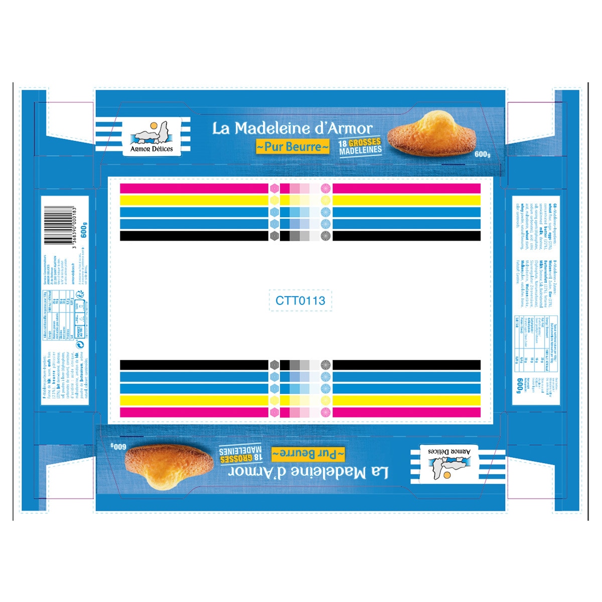 Armor Delices La Madeleine d'Armor, 18 Pack