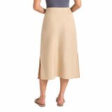 Matty M Women's Linen Skirt in Beige