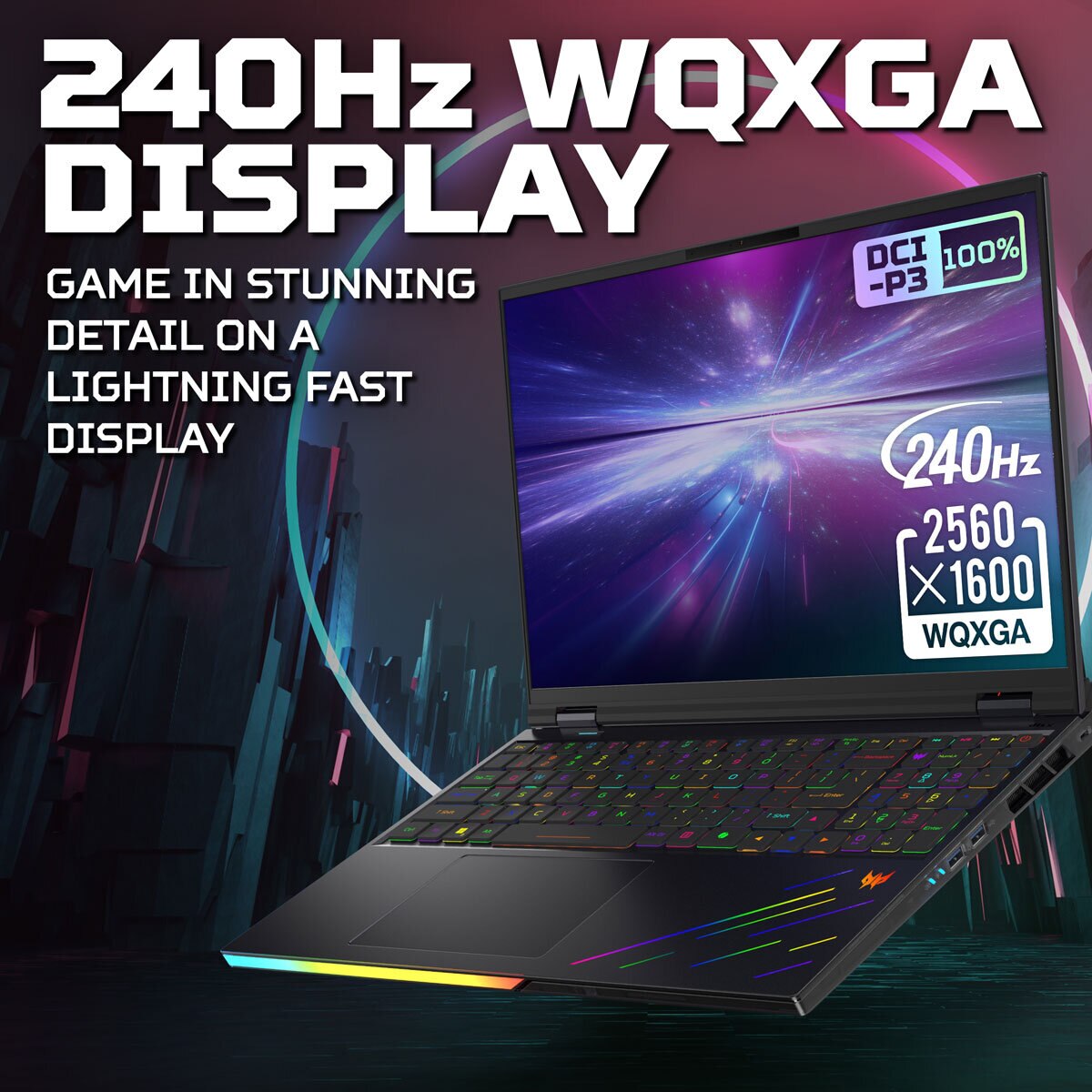 Acer Predator Helios, Intel Core Ultra 9, 64GB RAM, 1TB SSD NVIDIA GeForce RTX 5090, 16 Inch Gaming Laptop, NH.QW0EK.001