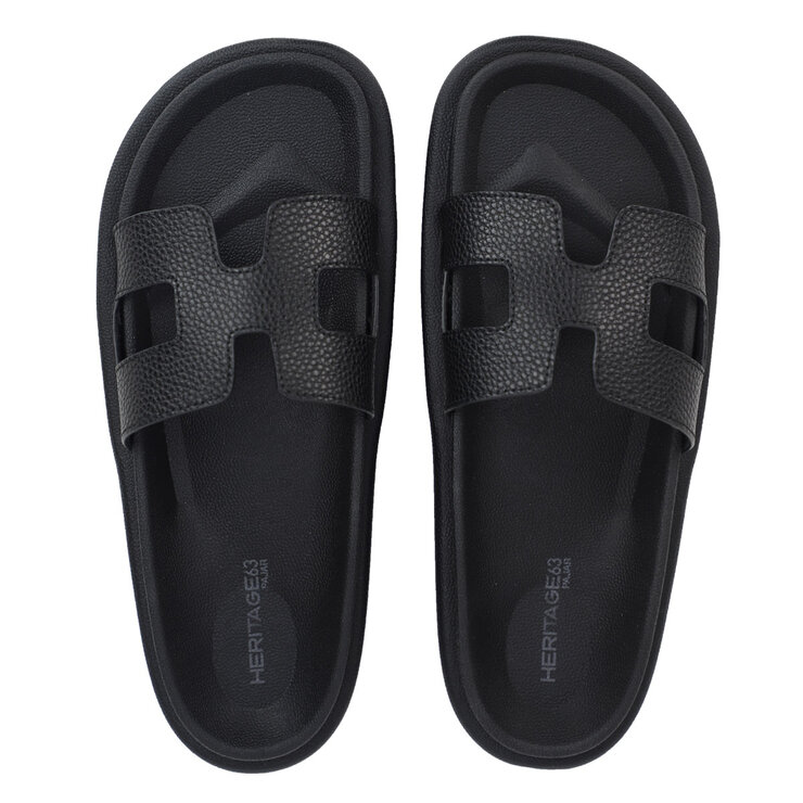 Pajar Ladies Leather Sandal in Black