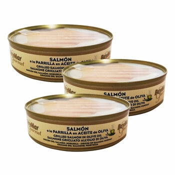 Baymar Gourmet Wild Pacific Red Salmon in Olive Oil, 3 x 160g