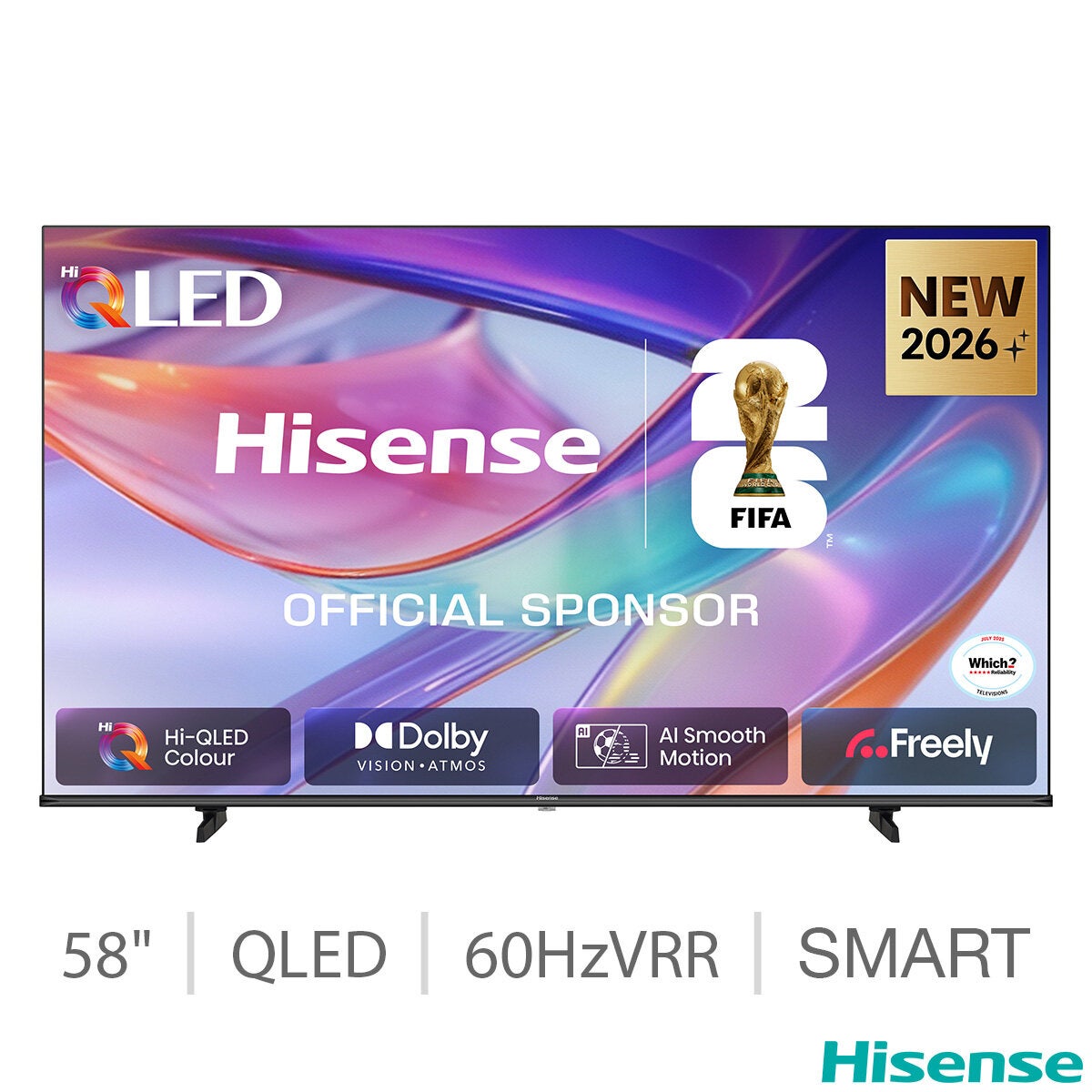 Buy Hisense 58E7STUK 55 Inch QLED HD Smart TV at Costco.co.uk