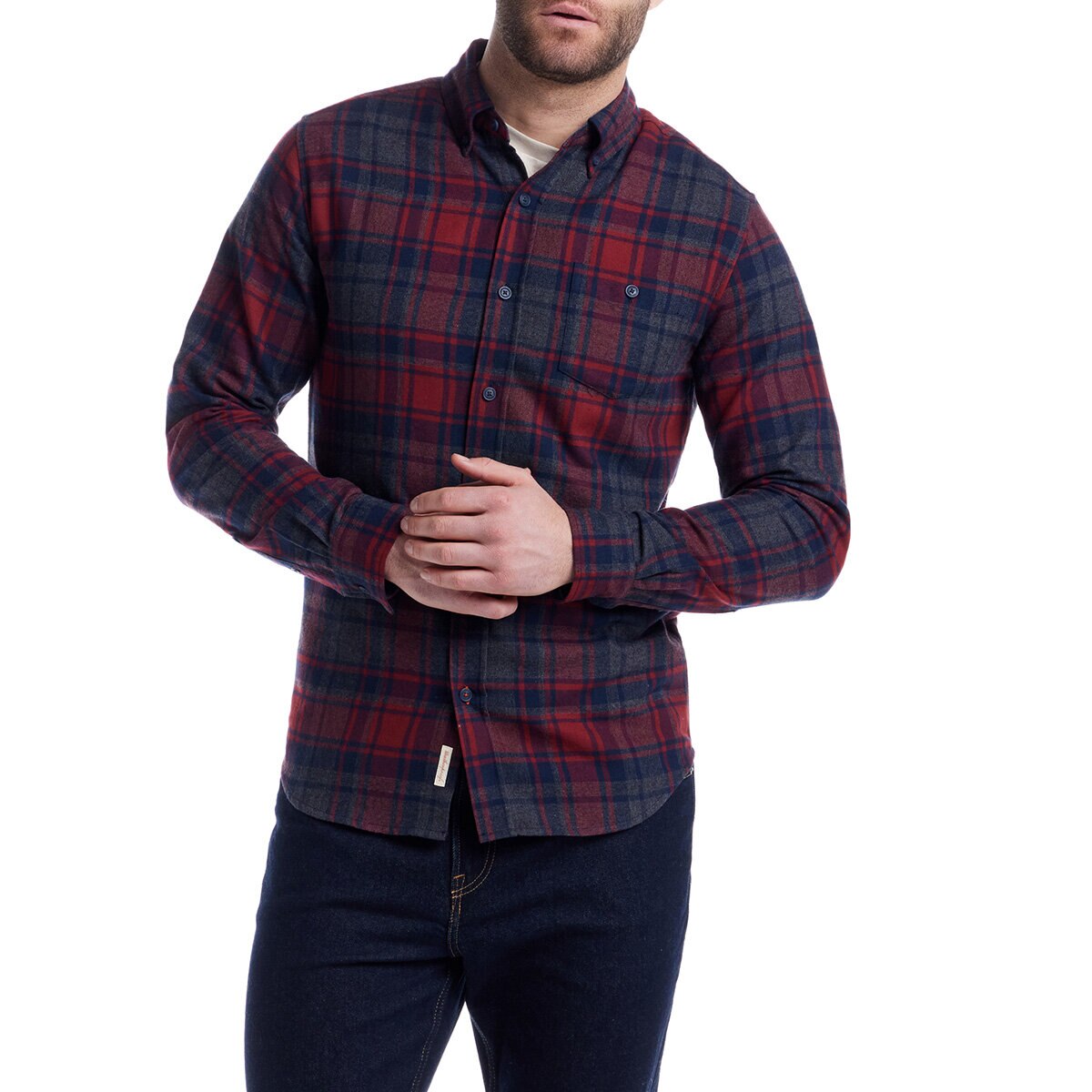Weatherproof Men's Long Sleeve Flanne lShirt