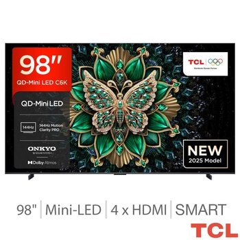 TCL 98C6K 98 Inch Mini LED Smart TV