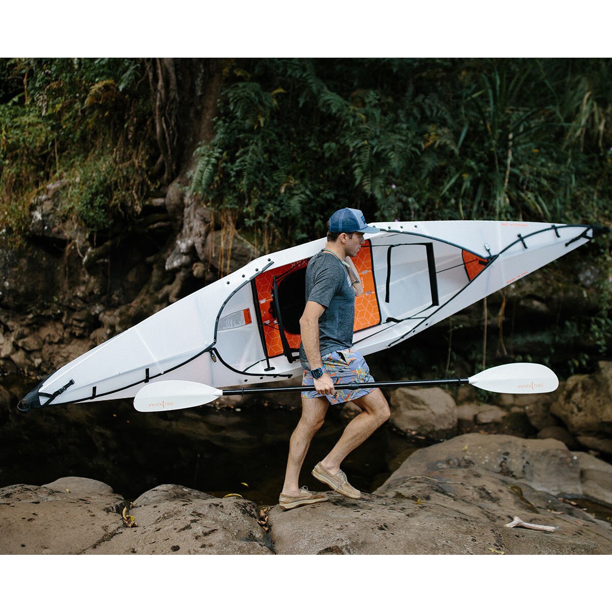 Oru Beach LT Foldable Kayak Package With Backpack and Paddle Costco UK
