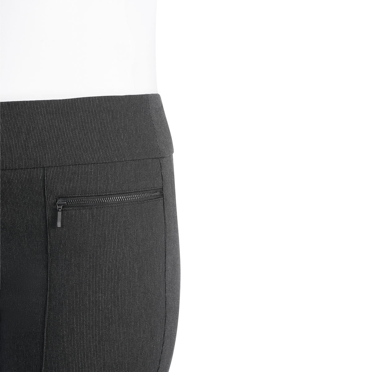 Hilary Radley Women's Pull On Pant in Grey