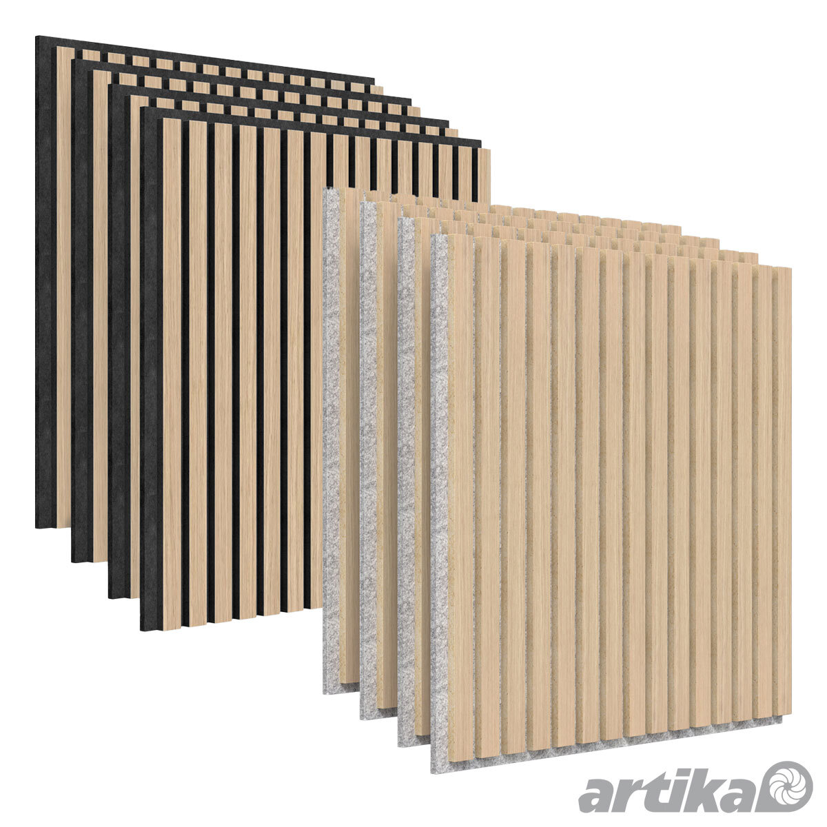 Artika Sonolok Acoustic Wall Panel Set, 4 Pack, Available in 2 Colours