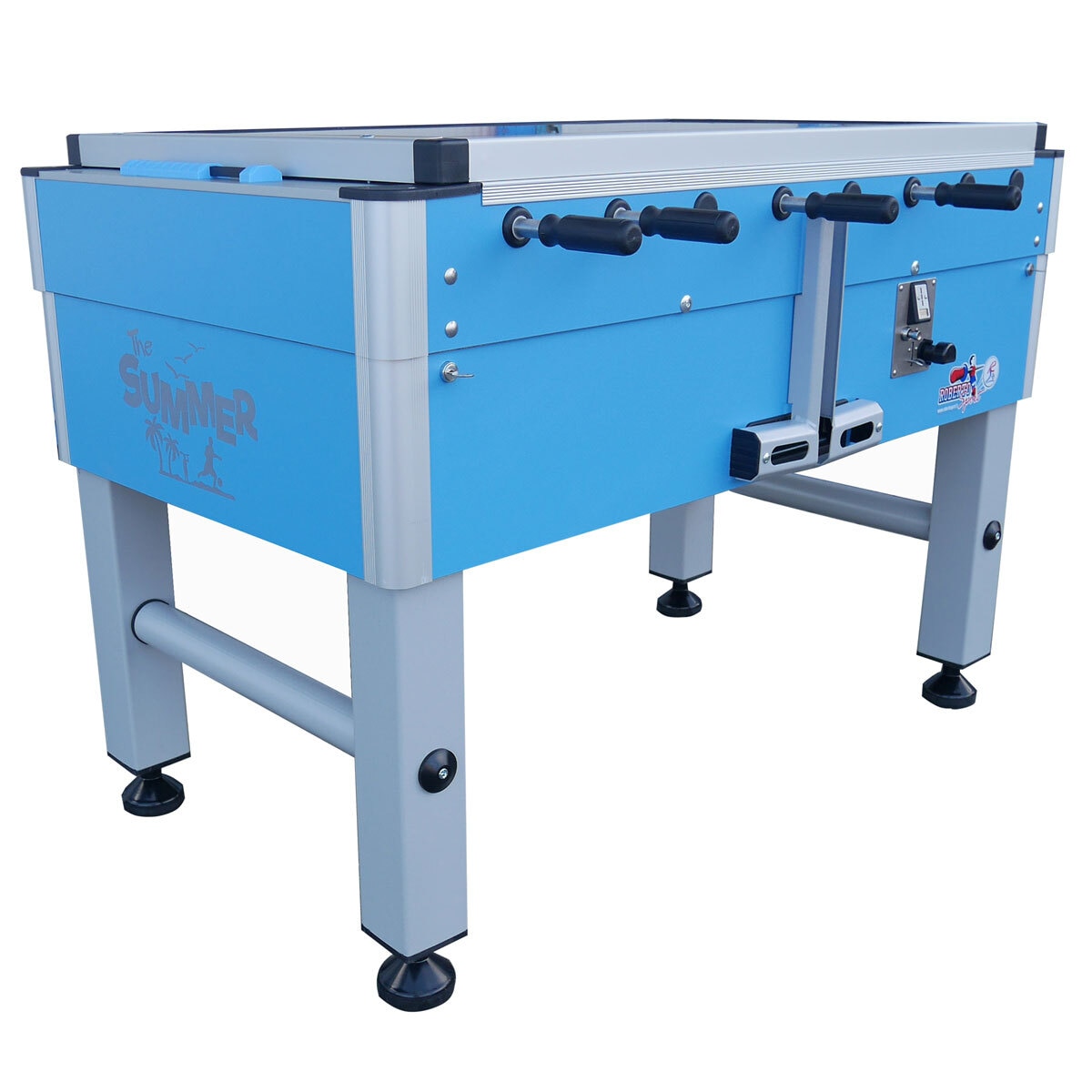 Roberto Sport 4ft 4" Summer Cover Coin Operated Outdoor Football Table