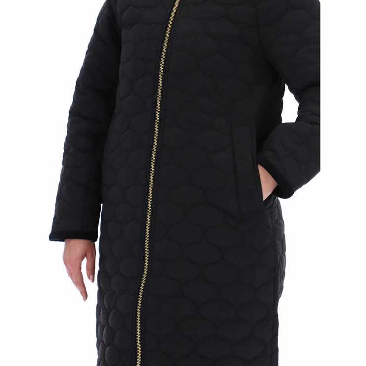 Hunter Women's Quilted Coat in Black