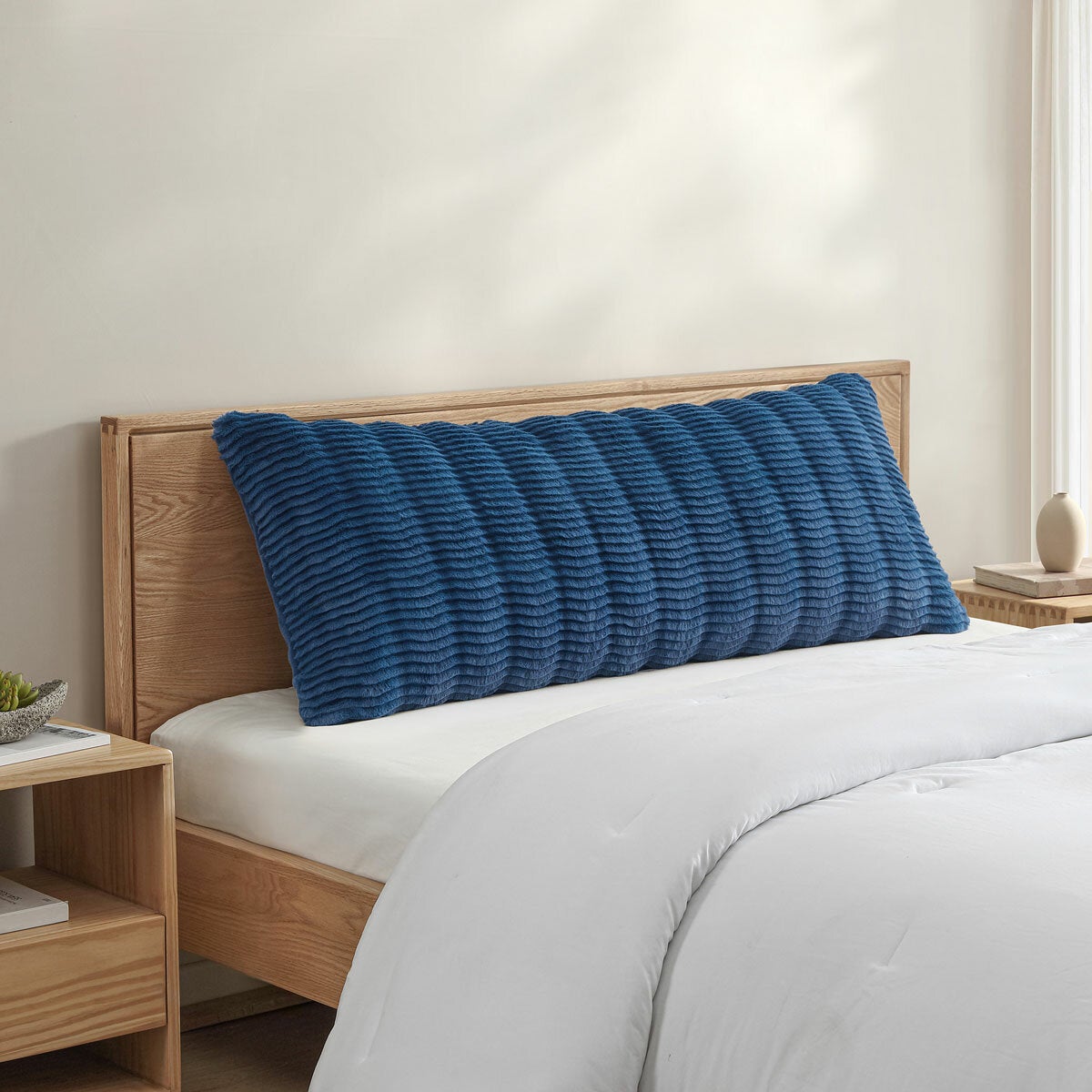 Casual Living Faux Fur Blue Body Pillow, 50 x 121 cm Casual Living Faux Fur Blue Body Pillow, 50 x 121 cm