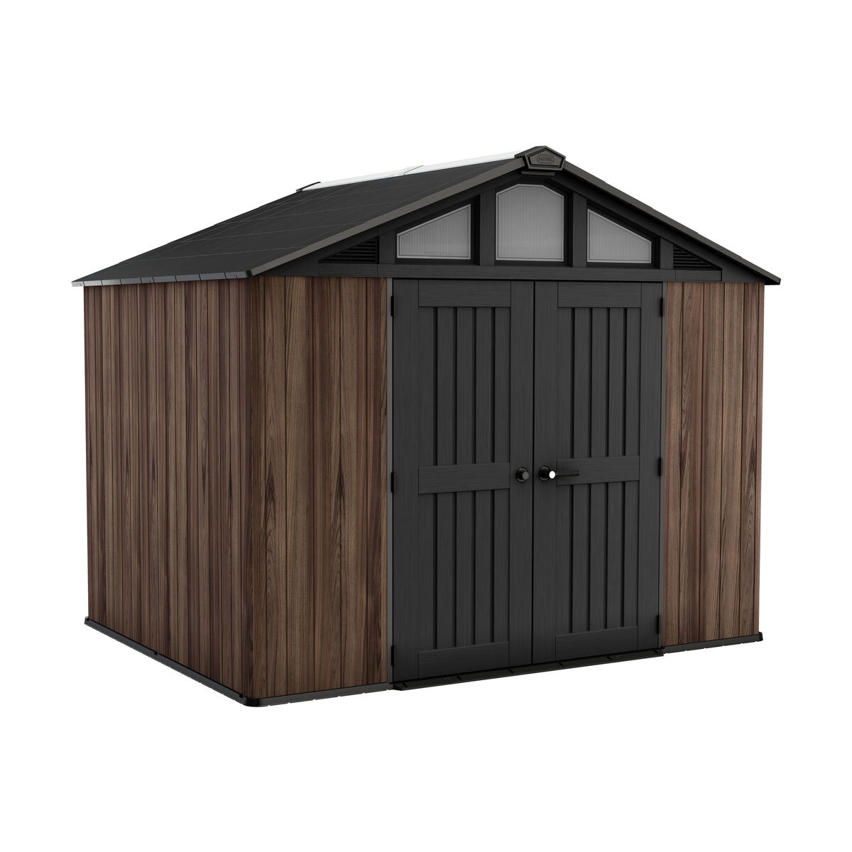 Keter Rosewood Stronghold 10ft x 8ft (3.05 x 2.43m) Storage Shed