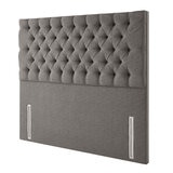 Pocket Spring Bed Company Ravello Light Grey Fabric Headboard in 3 Sizes