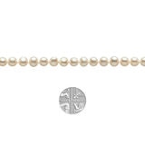 Cultured Freshwater White Pearl Necklace, 18ct White Gold