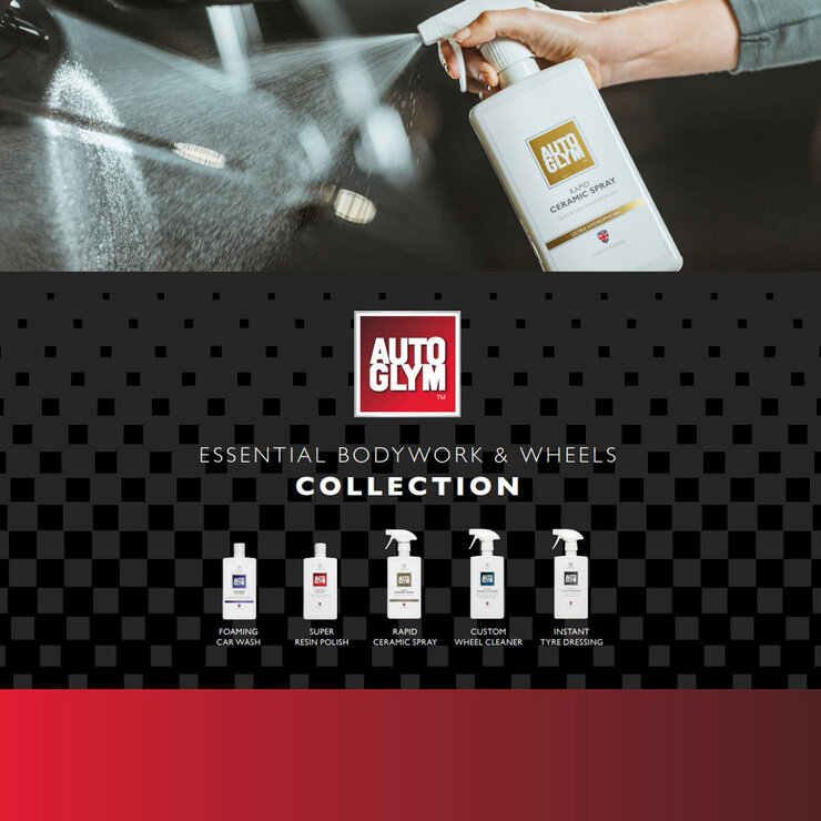 Image showing the complete Autoglym Bodywork and Wheels Kit