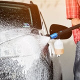 lifestyle image of pressure washer