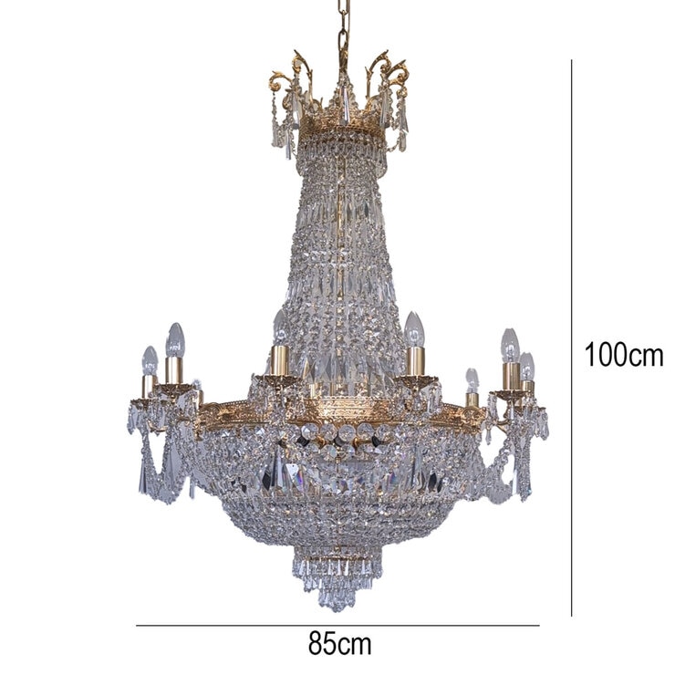 Dimensions of Impex Denver Chandelier