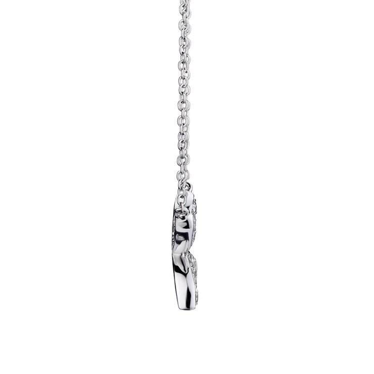 0.48ctw Round Brilliant Cut Diamond Pendant, 18ct White Gold