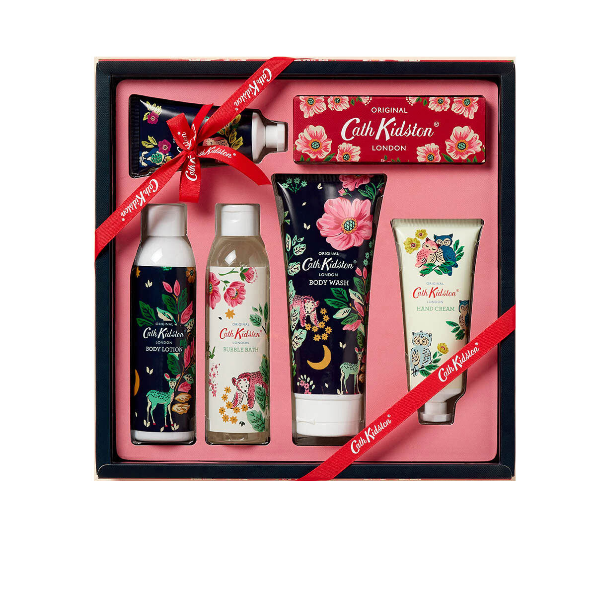 Cath Kidston Bath and Body Collection Gift Set in Magical Woodland Design in Blue
