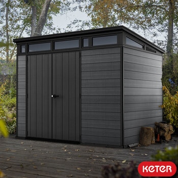 Keter Cortina 9ft 2" x 7ft (2.8 x 2.1m) Storage Shed in 2 Colours