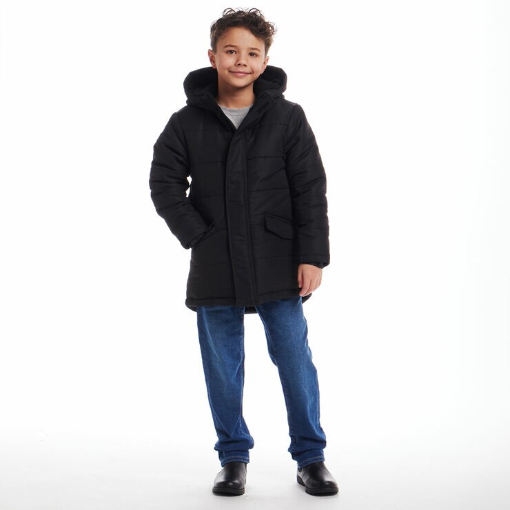 Andy & Evan Boys Back to School/Weekend Parka in Black