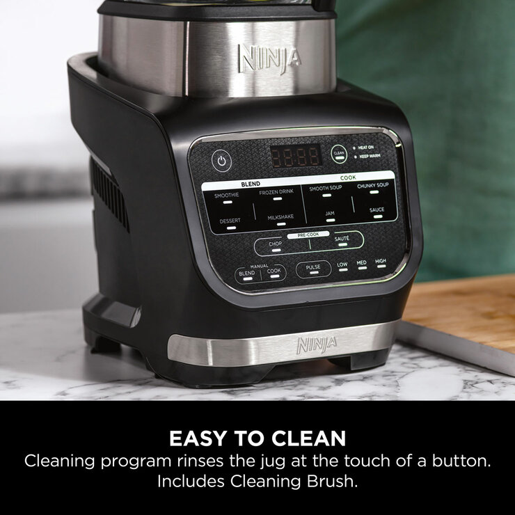 Close up of Ninja Foodi Blender & Soup Maker with function buttons