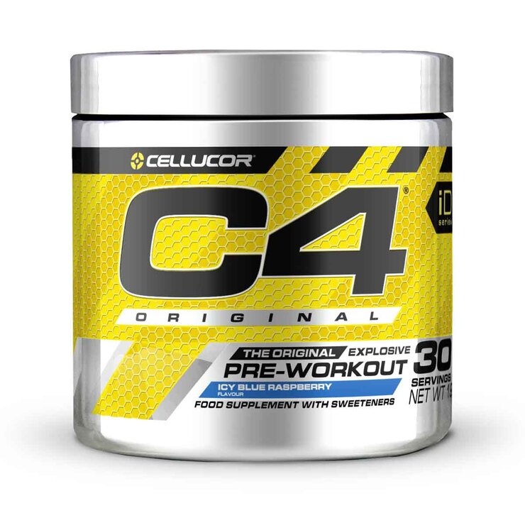 Cellucor C4 The Original Explosive Pre-Workout Icy Blue Raspberry, 2x198g