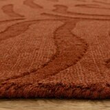 Asiaitc Tigra Rug in burnt orange colour with tiger print pattern Asiaitc Tigra Rug in burnt orange colour with tiger print pattern