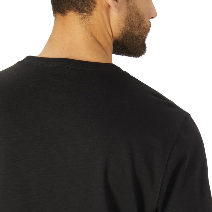 Kirkland Signature Men's Pima Cotton Slub TShirt in Black, Extra Extra