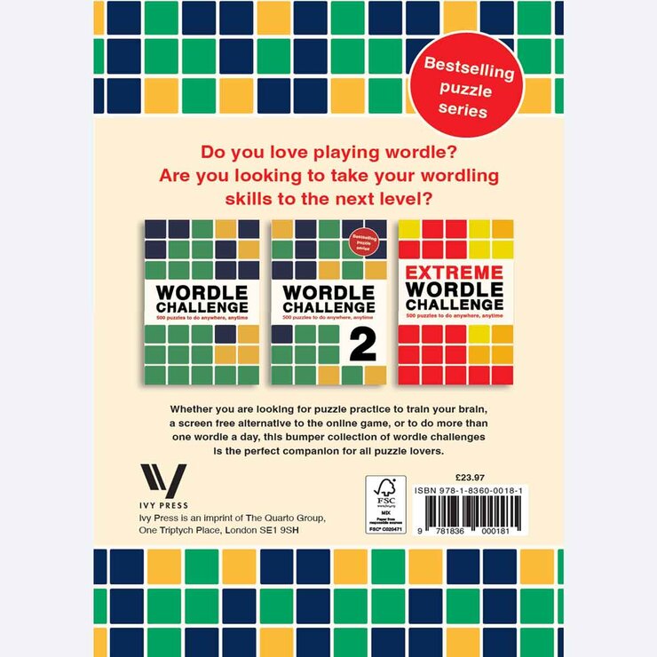 Wordle Challenge Game x3 Book Collection by Ivy Press