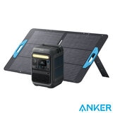 Anker C300X AC Portable Power Station 288Wh & 100W Anker Solix Foldable Solar Panel