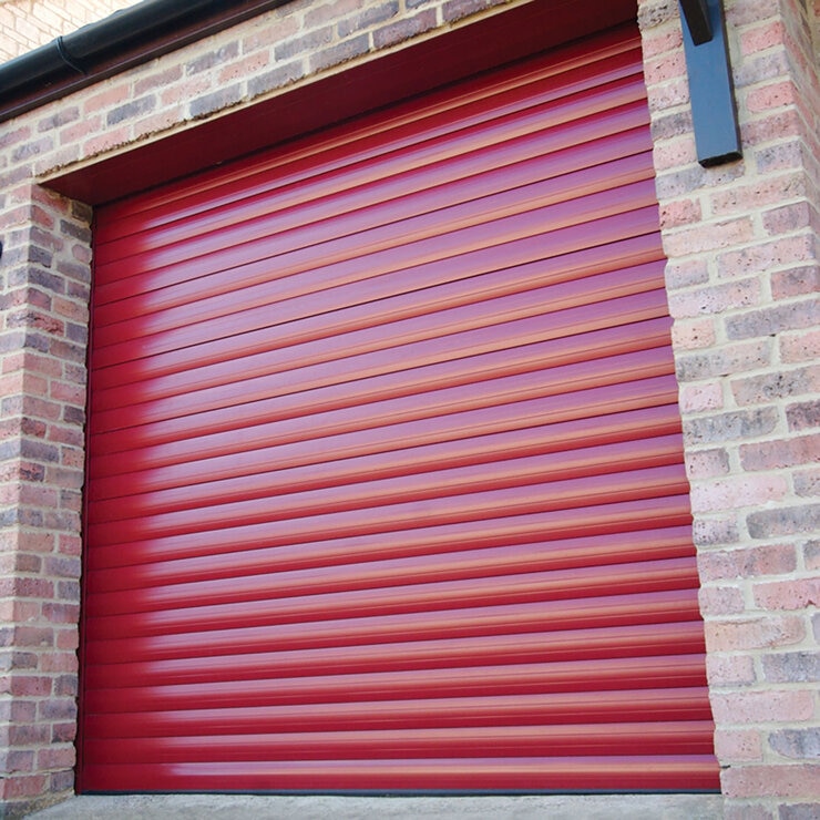 Cardale White Electric Roller Door 77mm up to 2.5 metres width
