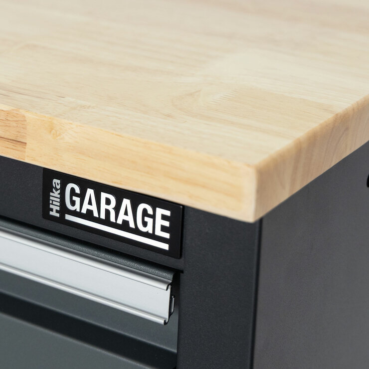 Hilka Garage Bundle 16 piece Corner & Cabinet Storage Set