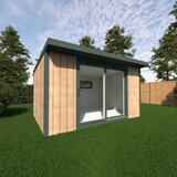 Installed Green Retreats Basebox Garden Room 4.2m x 3m