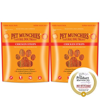 Pet Munchies Chicken Strips, 2 x 320g