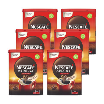 Nescafé Original Instant Coffee Granules, 6 x 1kg