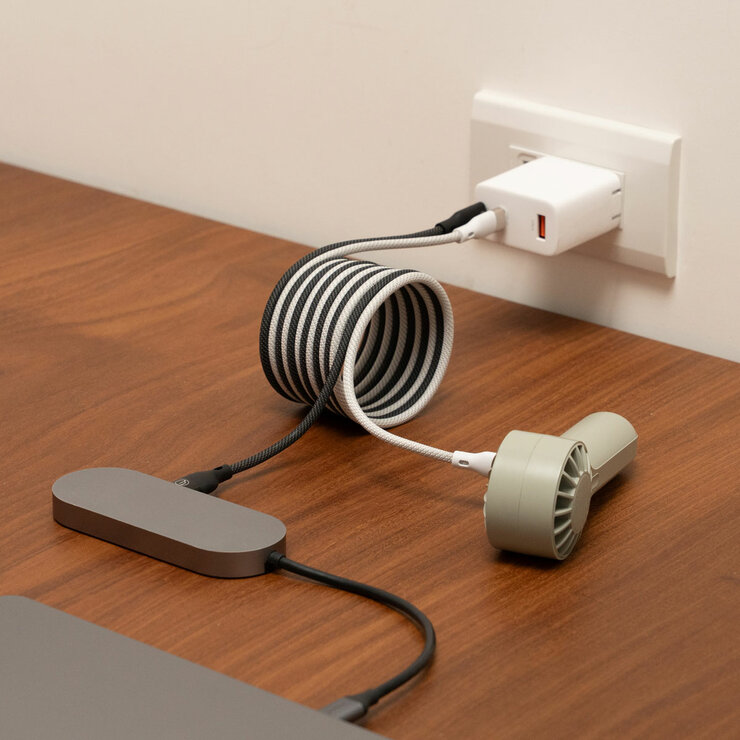 LoopLoop USB-C Cables 2x1.5M / 1x2M, 240W / Supports Data, Black