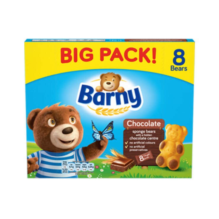 Barny Chocolate Sponge Bear, 3 x 8 Packs Costco UK