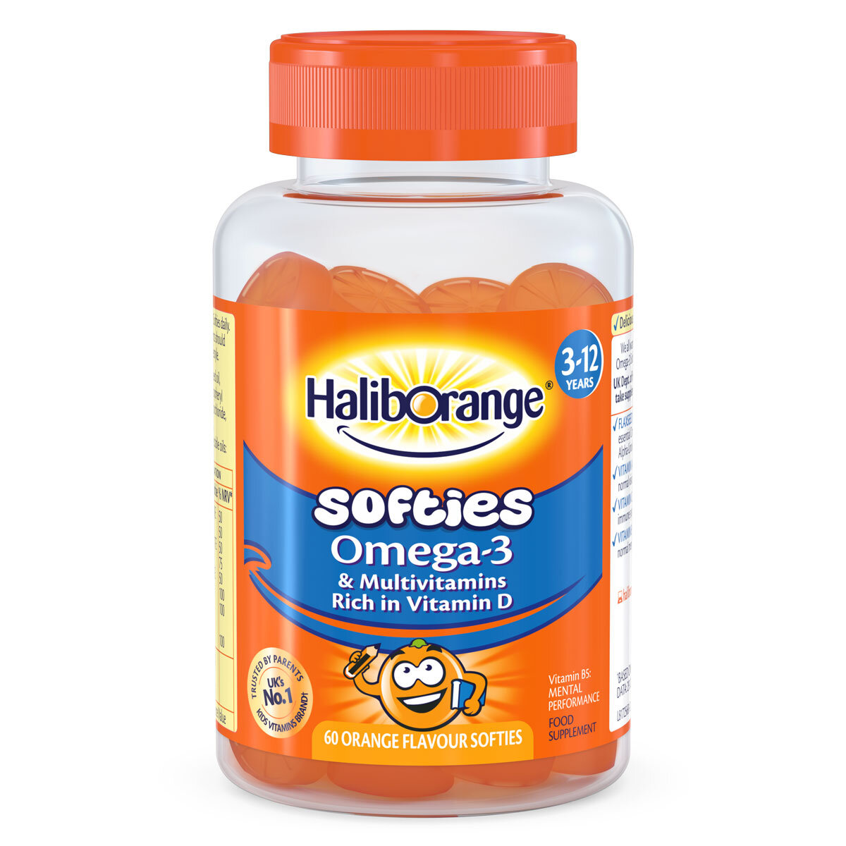 Haliborange Softies Omega-3, 60 Count