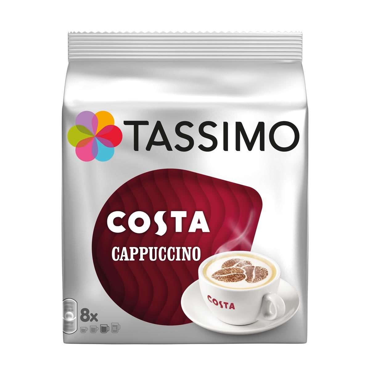 Costa Tassimo Cappuccino Coffee Pods, 40 Servings