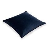 Velvet Feather Filled Deco Cushion 55 x 55 cm, Dress Blue