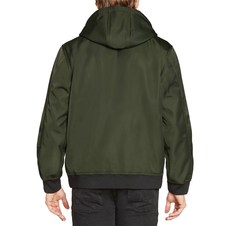 Kirkland Signature Men's Heavy Duty Hooded Work Jacket in Evergreen, Large