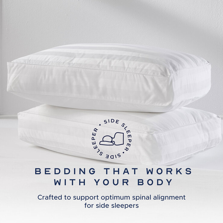Snuggledown Luxury Side Sleeper Pillow, 2 Pack