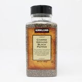 KIRKLAND SIGNATURE coarse ground pepper bottle