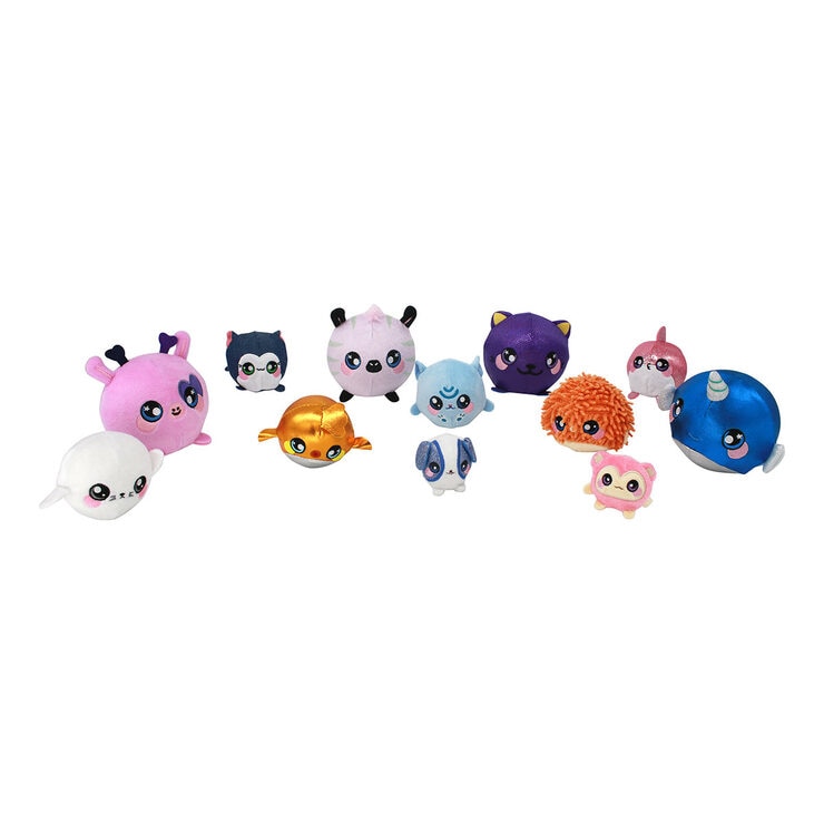 Squeezmals variety image on white background