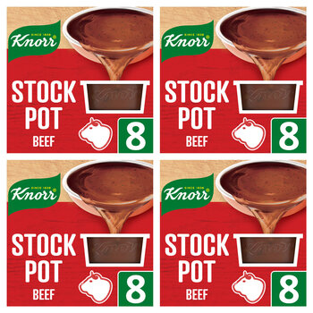 Knorr Beef Stock Pot, 4 x 8 x 28g